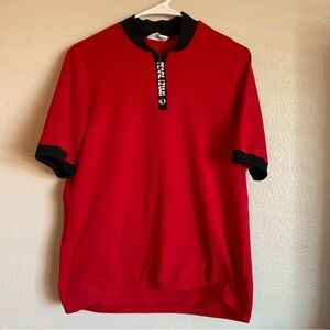 Women’s Pearl Izumi cycling jersey Red Black Size Large